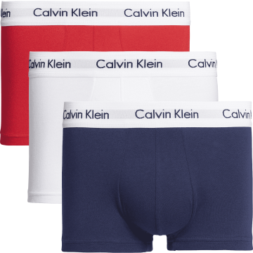Calvin Klein 3 pack low rise trunk  u2664 103 white red blue