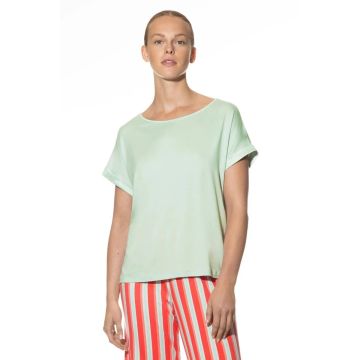 Mey Dames Alena Shirt korte mouw 16407 548 frozen mint