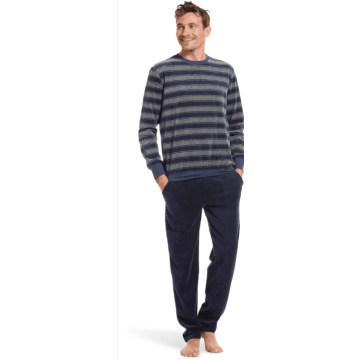 Pastunette for men heren huispak 2399-611-2  920 dark grey
