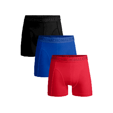 Muchachomalo Microfiber 3 pack u-microfib1010 17 rood blauw zwart