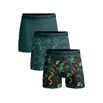 Muchachomalo 3 pack shorts U-snakey1010-01 01 Print